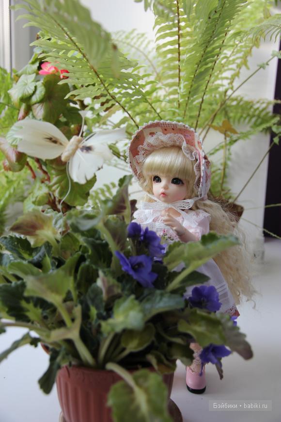 Лилу и весеннее солнце! Маленькая эльфиечка, куколка БЖД