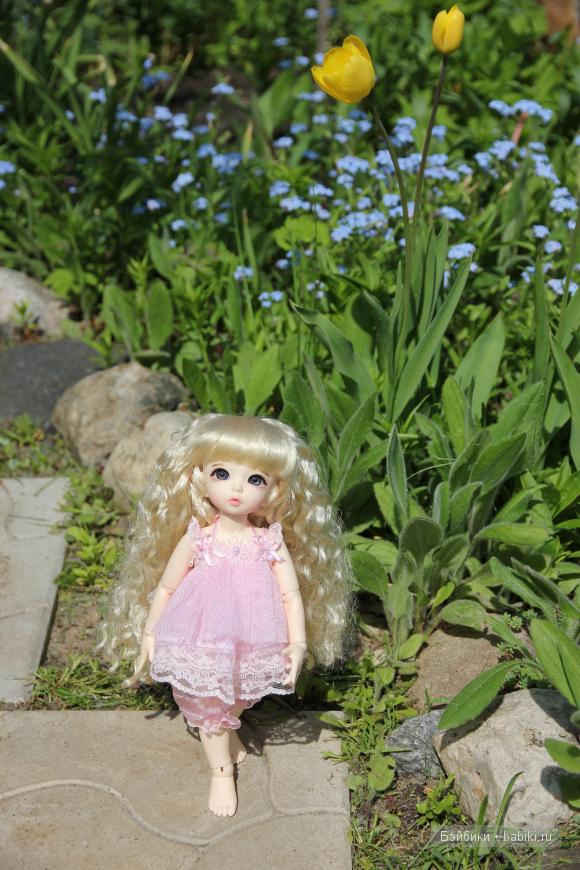 Лилу и весеннее солнце! Маленькая эльфиечка, куколка БЖД