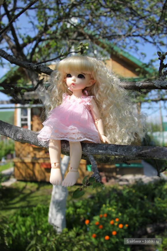 Лилу и весеннее солнце! Маленькая эльфиечка, куколка БЖД