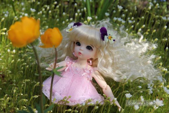 Лилу и весеннее солнце! Маленькая эльфиечка, куколка БЖД