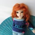 Лилу и веер! Одежда для кукол БЖД.