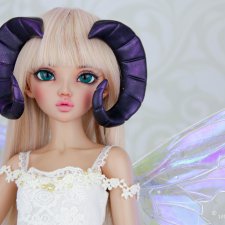 Стеклянные ООАК фейри-сумочки и новые зверо-части для BJD