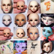 Куклы для макияжа на заказ