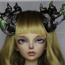 Мои работы из запекаемой полимерной глины с магнитами для кукол БЖД