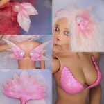 Продам набор русалки "Розовая бетта" для БЖД куклы Fairyland Fairyline Minifee Alicia /Sia