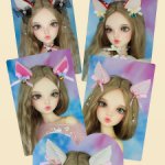 Ушки, рога на магнитах для БЖД, микро-диорамы фигурки