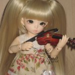 Натуля и скрипка. Кукла БЖД Литлфи Анте Эльф.