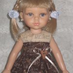 "Два шоколада". Платья для моей любимицы Бекки - кукла Карла, Паола Рейна