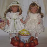 Со светлым праздником Воскресения Христова! Мои куклы - Минуш, БЖД, Паола Рейна