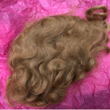 Парик для антикварной куклы для головы 43-44см