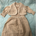 Платье с жилеткой для антикварной куклы