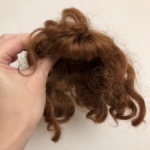 Парик для антикварной куклы с пейтом, искусственный  мохер