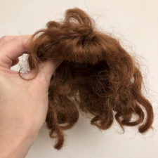 Парик для антикварной куклы с пейтом, искусственный  мохер