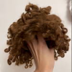 Парик натуральный мохер для антикварной или современной кукулы