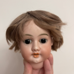 Парик для антикварной куклы, натуральные волосы