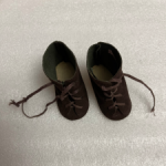 Замшевые ботиночки для антикварной или винтажной куклы