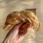 Старенький парик, натуральный мохер для куклы