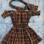 Платье для антикварной куклы