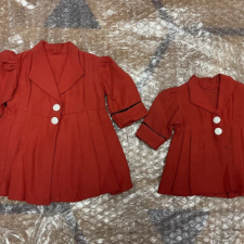 Пальто для антикварной или винтажной куклы