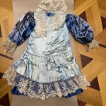 Наряд для большой антикварной куклы или в коллекцию