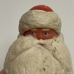 Дед Мороз  пластиковый, обтянут ватой