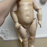 Большое французское антикварное тело тоддлер