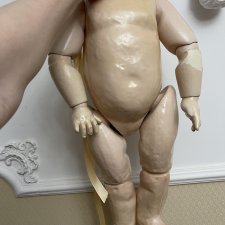 Большое французское антикварное тело тоддлер