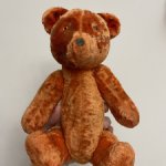 Мишка старенький или состаренный или из старых материалов