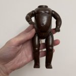 Маленькое пластикое тело черное