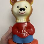 Расписной мишка пресс опилки СССР