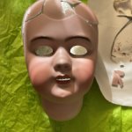 Антикварная французская голова Dep 14