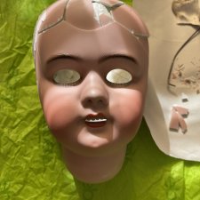 Антикварная французская голова Dep 14