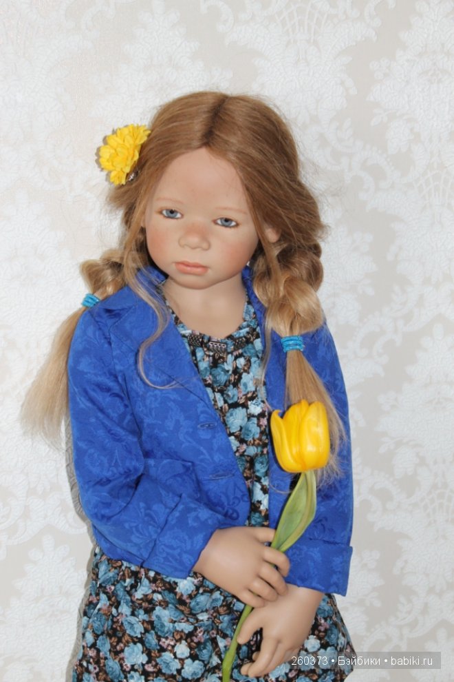 На встречу весне в новом образе. Кукла Annette Himstedt
