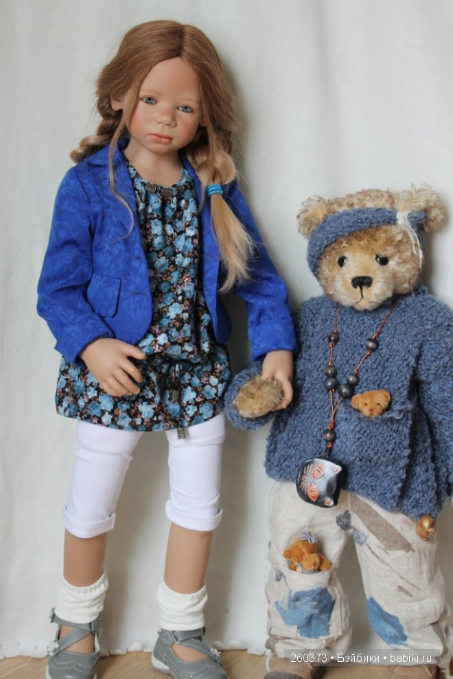 На встречу весне в новом образе. Кукла Annette Himstedt (фото 7)