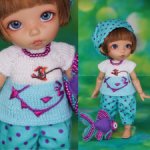 Продам аутфит "Кит" на Pukifee (пукифи), Lati Yellow (лати желтые), OB11 (1/18) и подобных