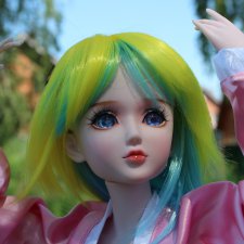 Яркое лето с Анжеликой - Кукла Звезда подиума. ООАК, 5-ый молд, 60 см