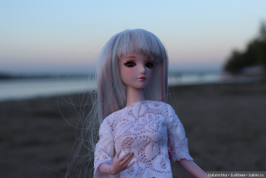 Проводили солнышко и встретили луну! Прогулка с куклой Звездой подиума 29 см