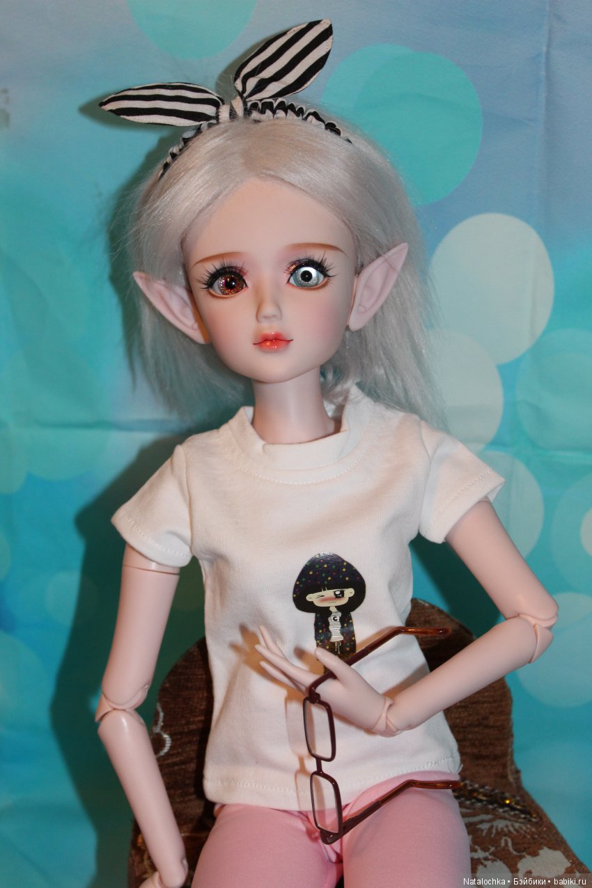 Анжелика стала эльфом - кукла Звезда подиума 5-ый молд ООАК 60 см (фото 8)