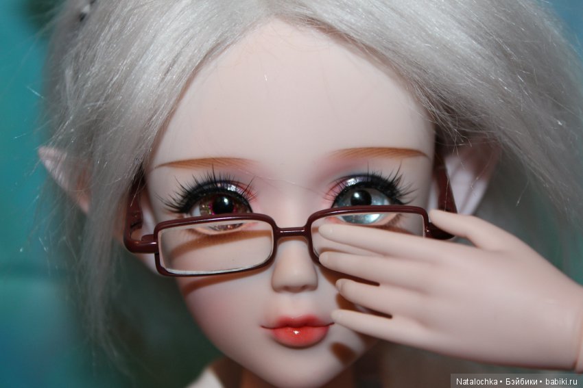 Анжелика стала эльфом - кукла Звезда подиума 5-ый молд ООАК 60 см (фото 6)