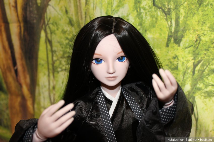 Просто покажемся. Кукло-парень "Черный принц", мальчик Звезда подиума, 60 см (фото 3)