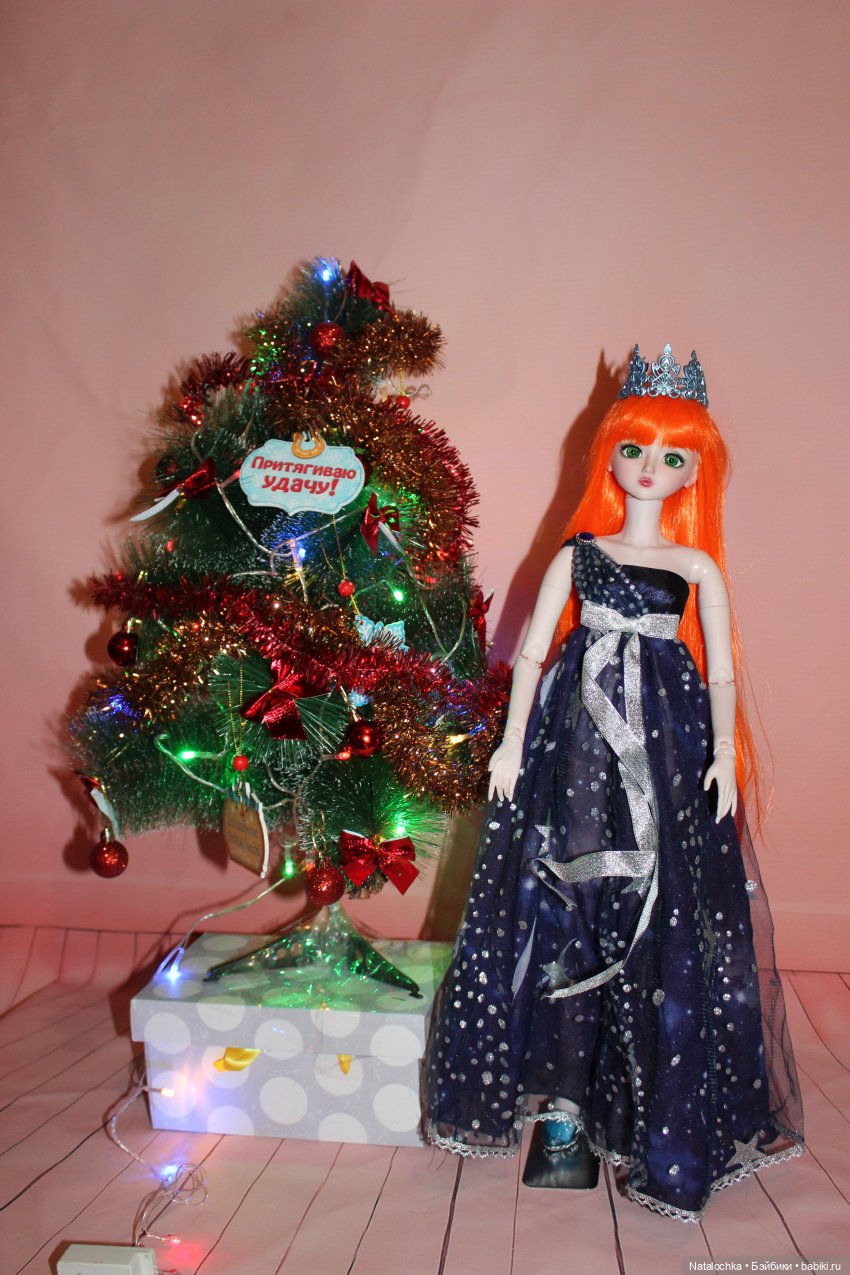 Кукла Милли("звезда подиума" ООАК 11 молд 60 см) и Новый год