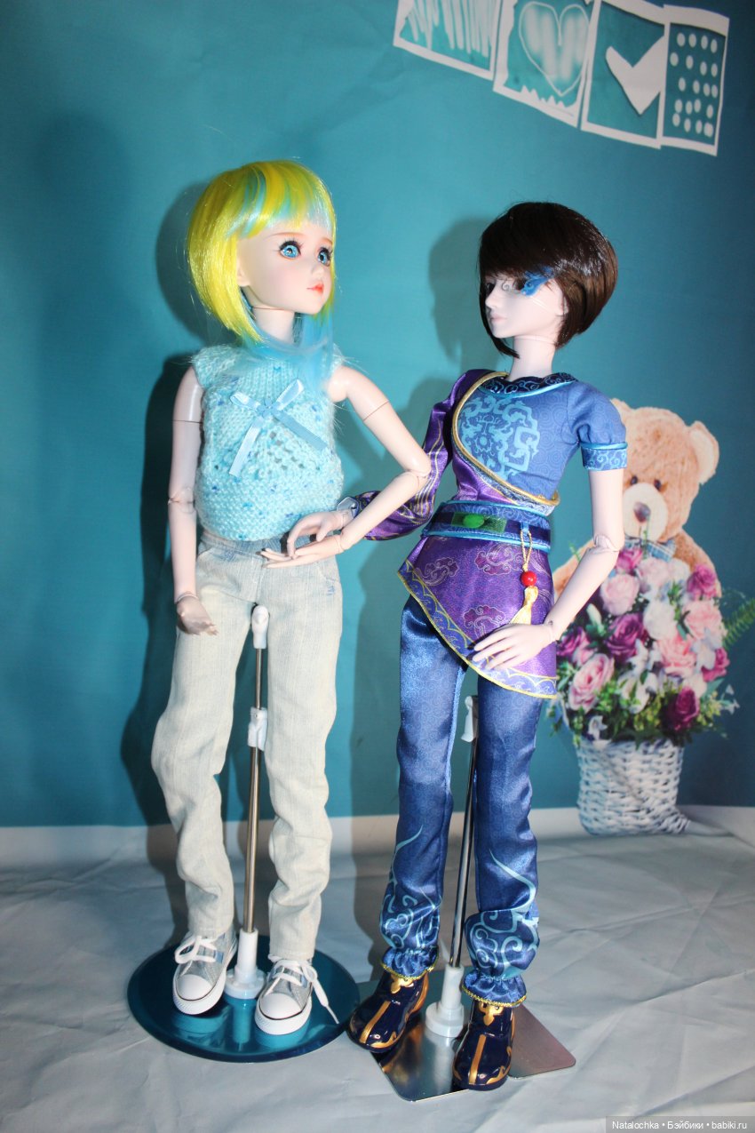 К Анжелике приехал новый друг (куклы "Звезды подиума" 60 см)