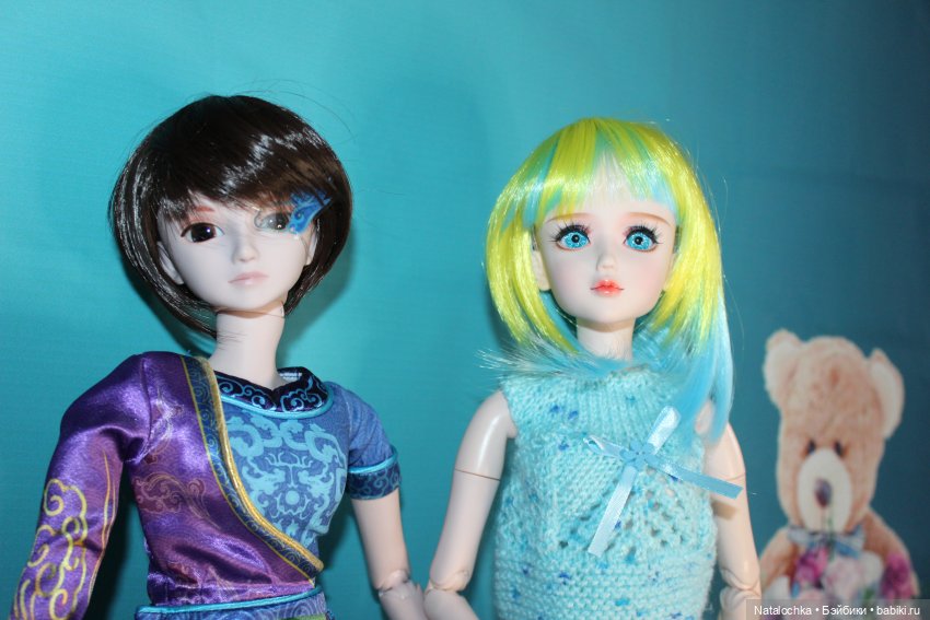 К Анжелике приехал новый друг (куклы "Звезды подиума" 60 см)