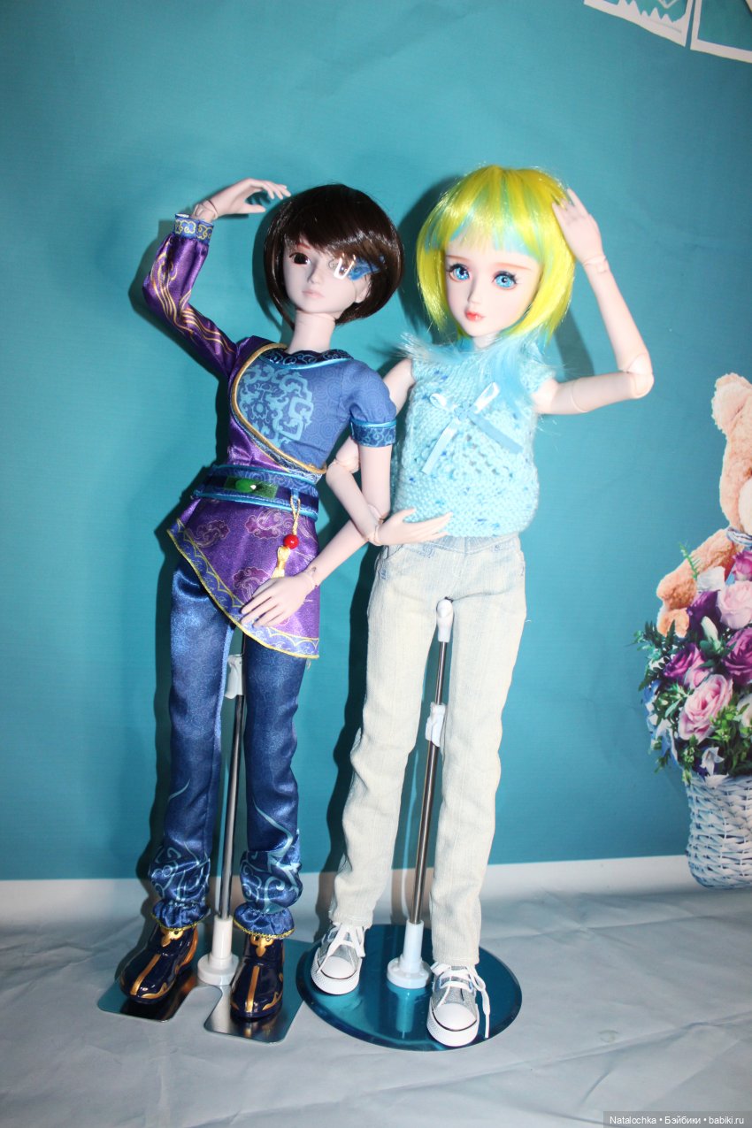 К Анжелике приехал новый друг (куклы "Звезды подиума" 60 см)