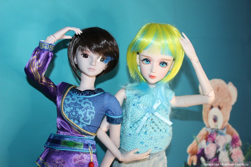 К Анжелике приехал новый друг (куклы "Звезды подиума" 60 см)