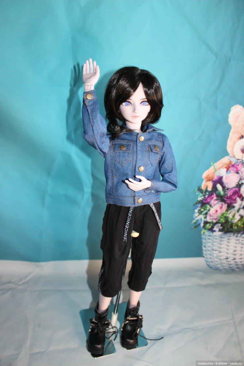 Кукло-мальчик "Звезда подиума" 60 см перевоплотился в аниме-героя