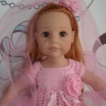 Мы очень ждем лето. Вязание для кукол Готц