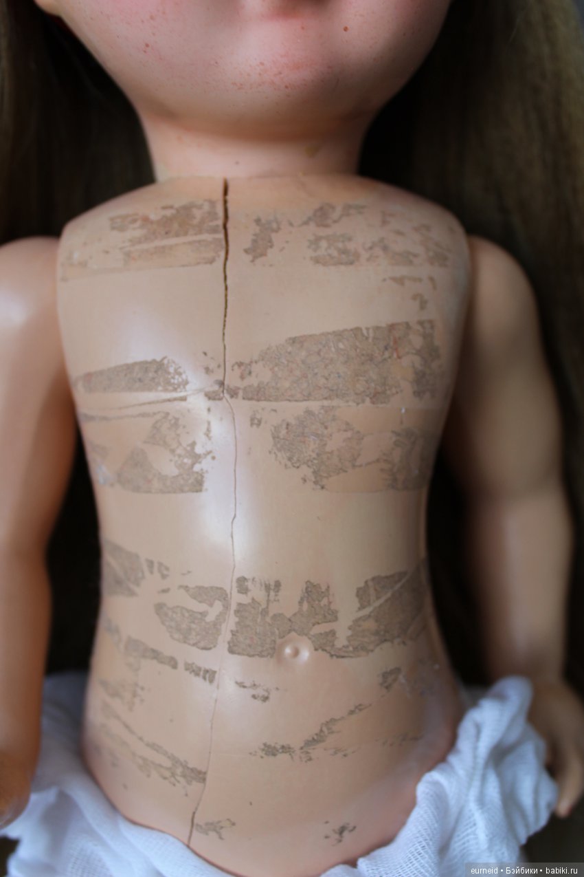 История старой куклы — Реставрация и преображение кукол: ремонт (фото 3)