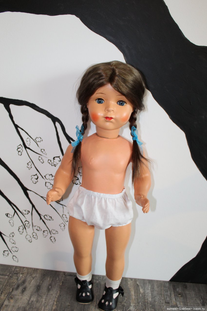 Результат реставрации трех винтажных кукол