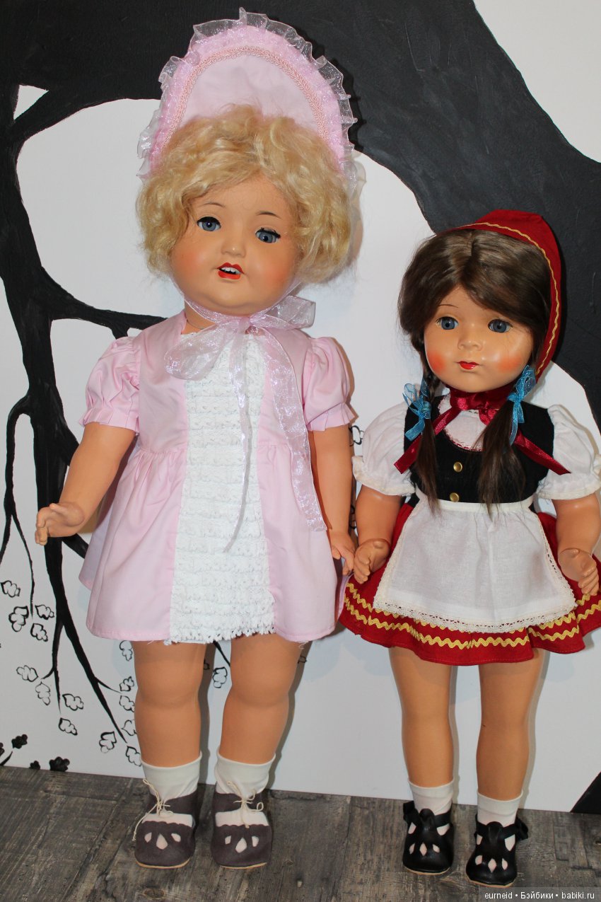 Результат реставрации трех винтажных кукол